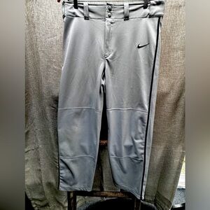 Nike Men's DRI-FIT Gray Baseball Pants SZ M